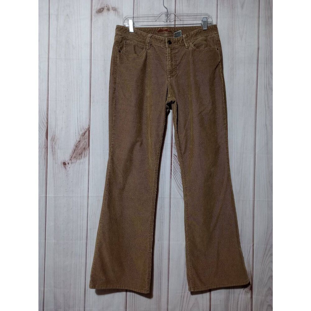 Eddie Bauer Pants Ladies 10‎ Corduroy Flare Mid rise